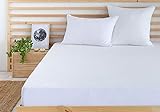 Todocama - Protector de colchón/Cubre colchón Ajustable, de Rizo, Impermeable y Transpirable. (Todas Las Medidas Disponibles). (Cama 150 x 190/200 cm)