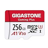 Gigastone Tarjeta Micro SD de 256GB, Gaming Plus, Compatible con Nintendo Switch, Alta Velocidad 100 MB/s, grabación de vídeo 4K, Micro SDXC UHS-I A1 Clase 10