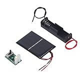 Juego de Paneles de Control de Luz Solar Kit de Ranura para Batería con Placa de Circuito para PCB para PCB para Lámpara Placa Nimh de 1,2 V Placas de Prototipos Sensibilizadas