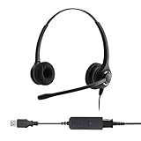 Project Telecom Eve Professional Binaurale Noise Cancelling USB Headset Auriculares para móvil