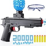 Gun Blaster, Pistola de bola automática con 30.000 municiones, M1911 Pistola de juguete eléctrico Actividades al aire libre Juego de equipo de disparo para 12+ adultos adolescentes